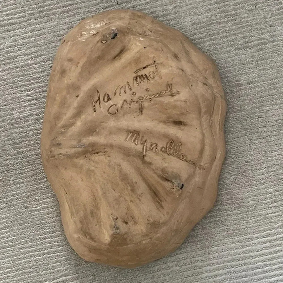 Flora Eckert Hammat Original Bioform Mid-Century Ceramic Seashell Bowl Vintage - Picture 4 of 8